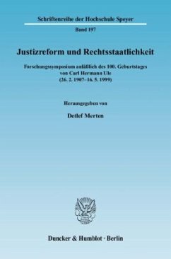 Justizreform und Rechtsstaatlichkeit. - Merten, Detlef (Hrsg.)