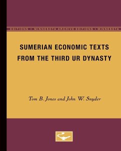 Sumerian Economic Texts from the Third Ur Dynasty - Jones, Tom B.