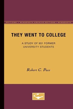 They Went to College - Pace, C. Robert