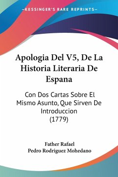Apologia Del V5, De La Historia Literaria De Espana