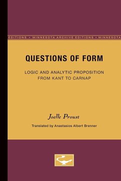 Questions of Form - Proust, Joelle
