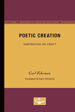 Poetic Creation - Fehrman, Carl