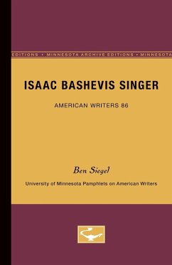 Isaac Bashevis Singer - American Writers 86 - Siegel, Ben
