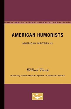 American Humorists - American Writers 42 - Thorp, Willard