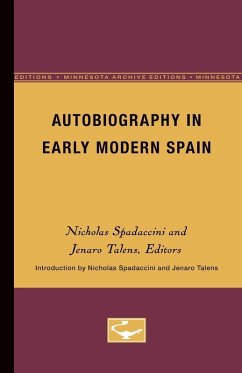 Cover Autobiography in Early Modern Spain