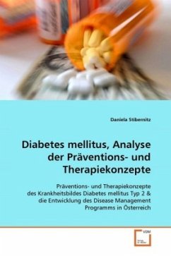 Diabetes mellitus, Analyse der Präventions- und Therapiekonzepte - Stibernitz, Daniela
