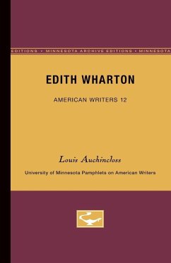 Edith Wharton - American Writers 12 - Auchincloss, Louis
