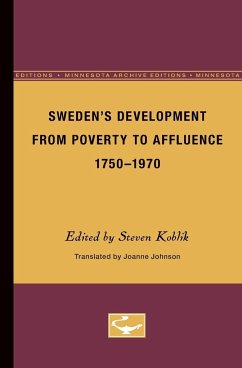 Sweden's Development From Poverty to Affluence, 1750-1970