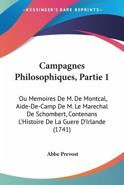 Campagnes Philosophiques, Partie 1 - Prevost, Abbe