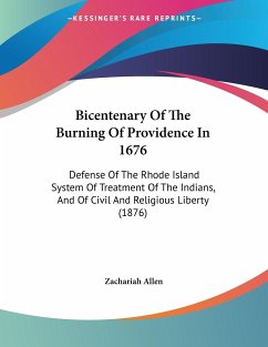 Bicentenary Of The Burning Of Providence In 1676
