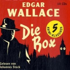 Edgar Wallace - Die Box, 10 Audio-CDs - Wallace, Edgar