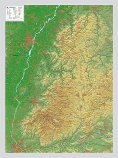 Schwarzwald, Reliefkarte, groß - Markgraf, André; Engelhardt, Mario