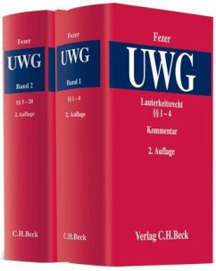 Lauterkeitsrecht, Kommentar, 2 Bde. - Fezer, Karl-Heinz (Hrsg.)