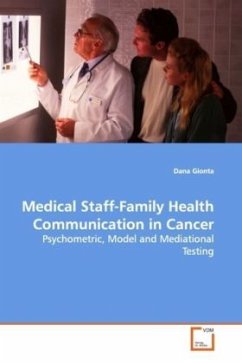 Medical Staff-Family Health Communication in Cancer - Gionta, Dana