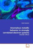 Anomalous metallic behavior in strongly correlated electron systems