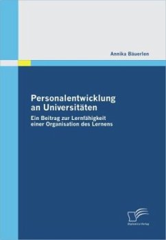 Personalentwicklung an Universitäten - Bäuerlen, Annika