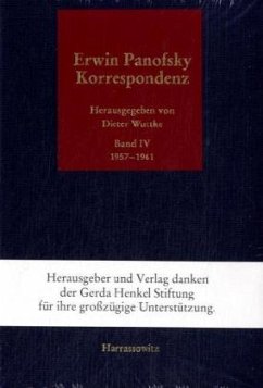 Erwin Panofsky - Korrespondenz 1910 bis 1968. Eine kommentierte Auswahl in fünf Bänden / Erwin Panofsky / Korrespondenz 1910 bis 1968 Bd.4 - Panofsky, Erwin