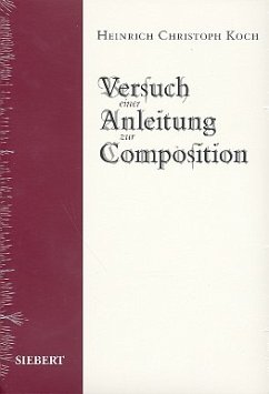 Cover Versuch einer Anleitung zur Composition broschiert