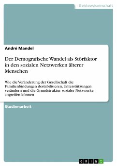 Der Demografische Wandel als Störfaktor in den sozialen Netzwerken älterer Menschen - Mandel, André