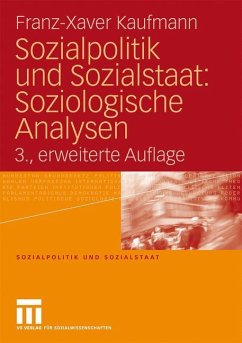 Sozialpolitik und Sozialstaat: Soziologische Analysen - Kaufmann, Franz-Xaver