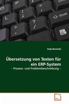 Übersetzung von Texten für ein ERP-System - Borowski, Katja