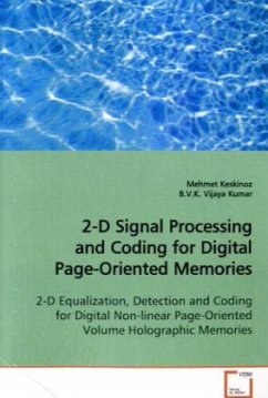 2-D Signal Processing and Coding for Digital Page- Oriented Memories - Keskinoz, Mehmet