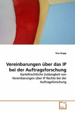 Vereinbarungen über das IP bei der Auftragsforschung - Grapp, Tina