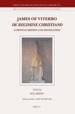 James of Viterbo: de Regimine Christiano