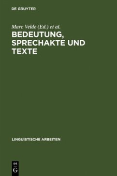 Bedeutung, Sprechakte und Texte