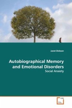 Autobiographical Memory and Emotional Disorders - Dickson, Janet