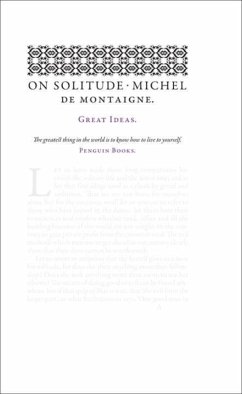 On Solitude - Montaigne, Michel de