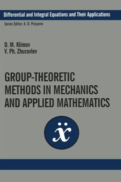 Group-Theoretic Methods in Mechanics and Applied Mathematics - Klimov, D M; Zhuravlev, V Ph