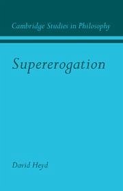Cover Supererogation