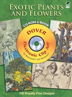 Cover Exotic Plants and Flowers CD-ROM and Book
