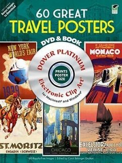 60 Great Travel Posters Platinum DVD and Book - Grafton, Carol Belanger