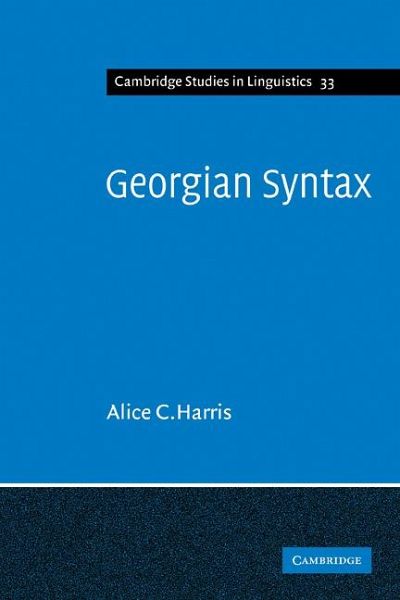 Georgian Syntax Georgian Syntax
