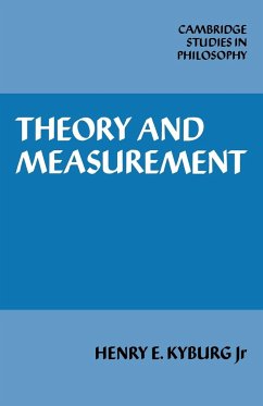 Theory and Measurement - Kyburg, Henry E. Jr.