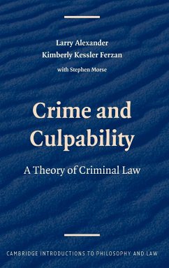 Crime and Culpability - Alexander, Larry; Ferzan, Kimberly Kessler