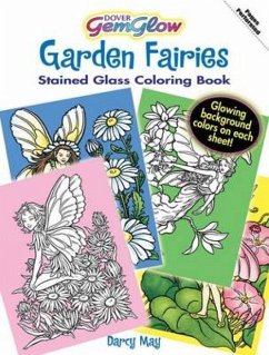 Cover Garden Fairies Stained Glass Coloring Book
