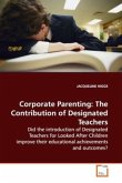Corporate Parenting: The Contribution of Designated Teachers