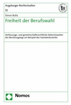 Freiheit der Berufswahl - Bulla, Simon