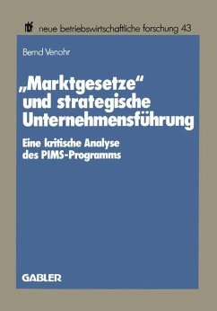 ¿Marktgesetze¿ und strategische Unternehmensführung - Venohr, Bernd