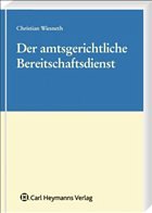 Cover Der amtsgerichtliche Bereitschaftsdienst
