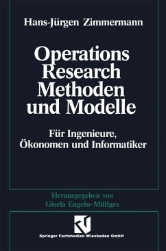 Methoden und Modelle des Operations Research - Zimmermann, Hans-Jürgen