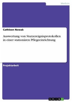 Auswertung von Sturzereignisprotokollen in einer stationären Pflegeeinrichtung - Nowak, Cathleen