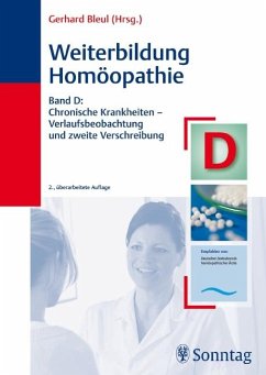 Weiterbildung Homöopathie, Band D - Bleul, Gerhard