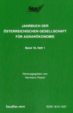Cover Neue Impulse in der Agrar- und Ernährungswirtschaft / Jahrbuch der Österreichischen Gesellschaft für Agrarökonomie 18/1