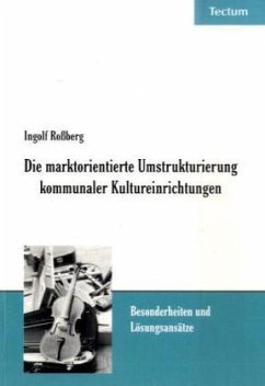 Cover Die marktorientierte Umstrukturierung kommunaler Kultureinrichtungen