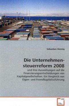 Die Unternehmensteuerreform 2008