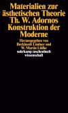 Materialien zur ästhetischen Theorie. Theodor W. Adornos Konstruktion der Moderne